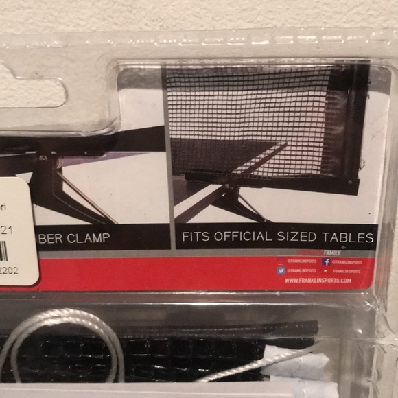 Franklin Table Tennis Net and 2 Player Table Tennis Set Bundle. - Picture 5 of 8